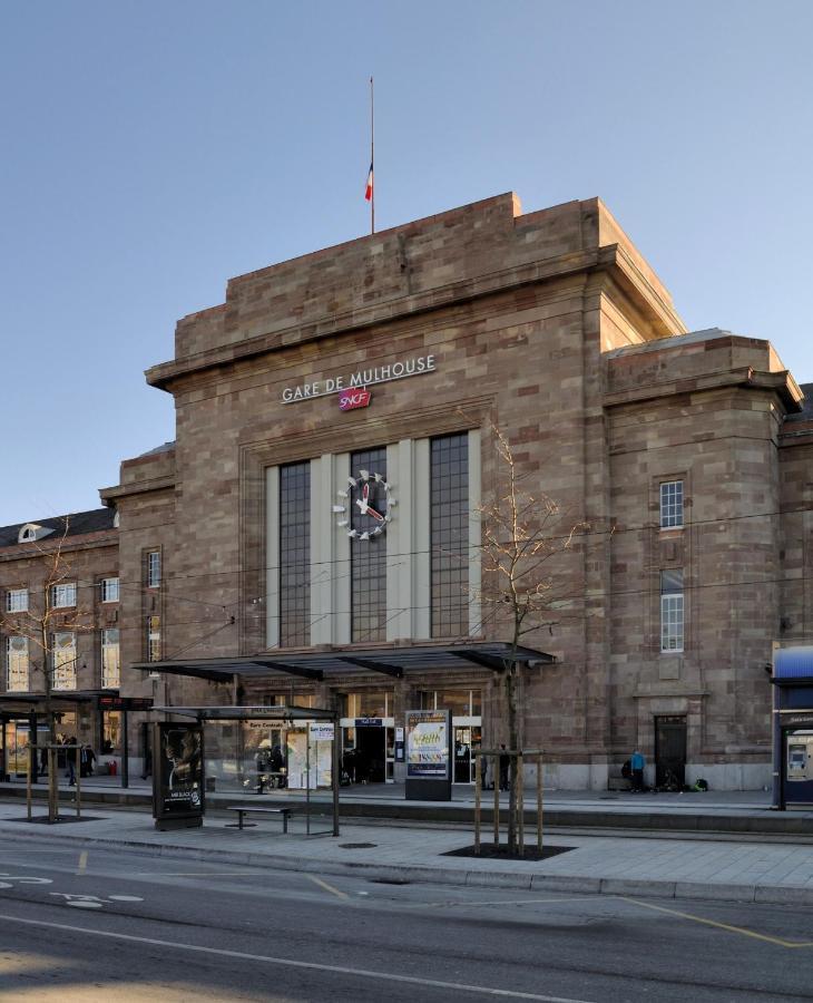 Ferienwohnung Appart Industriel A 5 Min A Pieds De La Gare Mülhausen Exterior foto